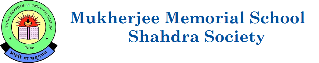 Mukherjee Memorial School Shahdra Society